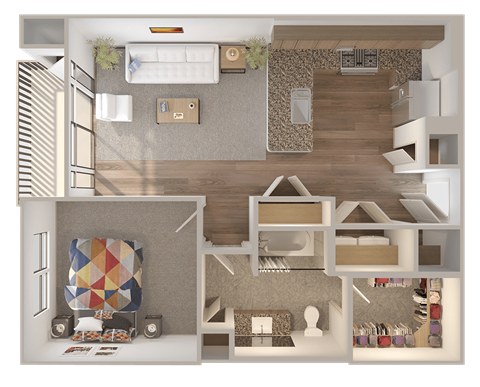 Skyline at Midtown A13 Floorplan